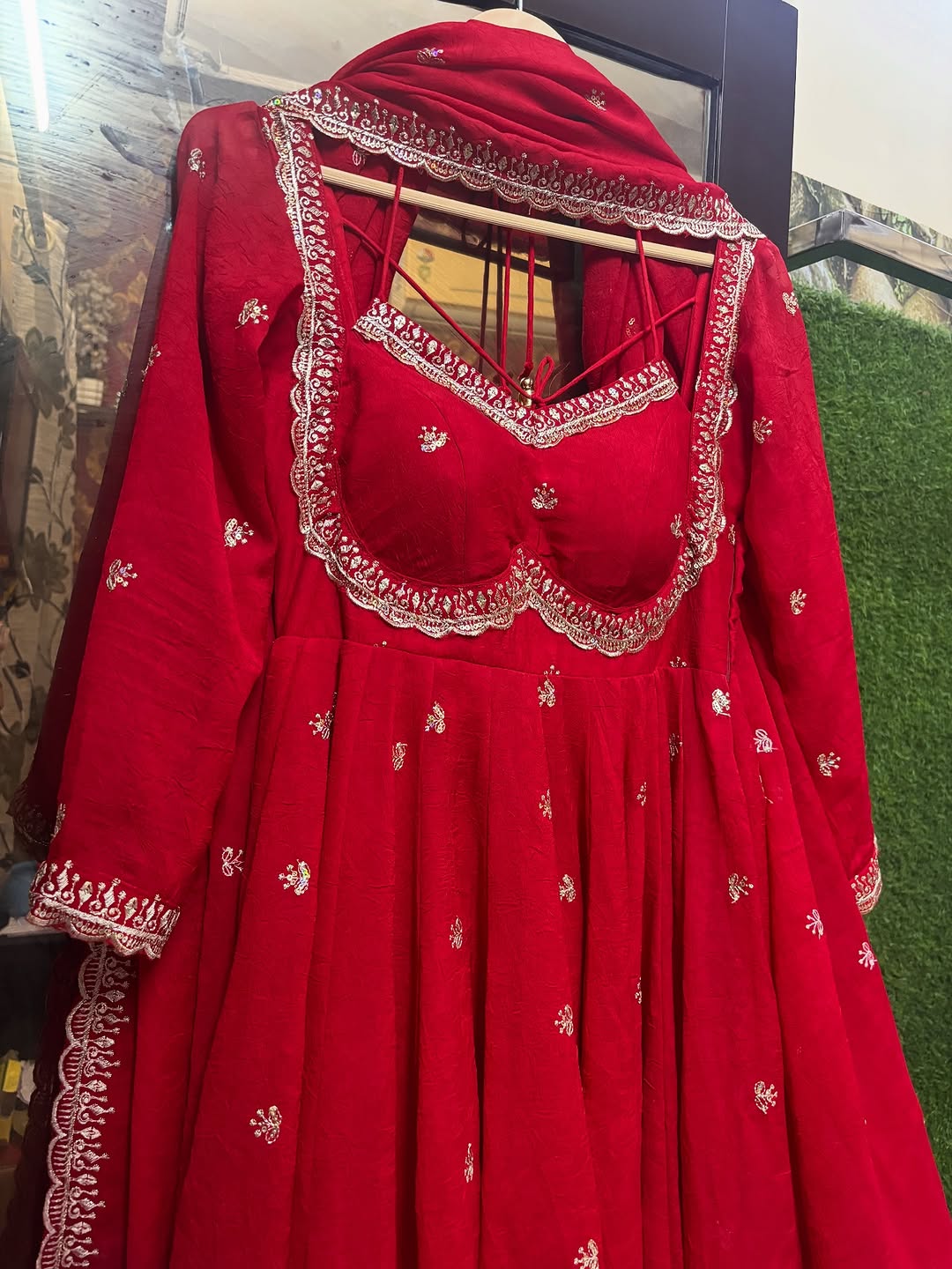 Elegance Unveiled: A Red Dress in Luxury
