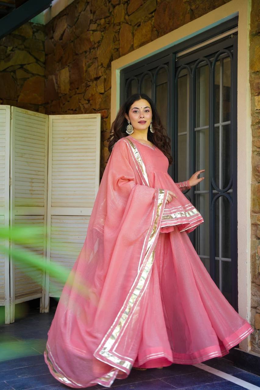 Vibrant Pink Attire for Special Celebrations