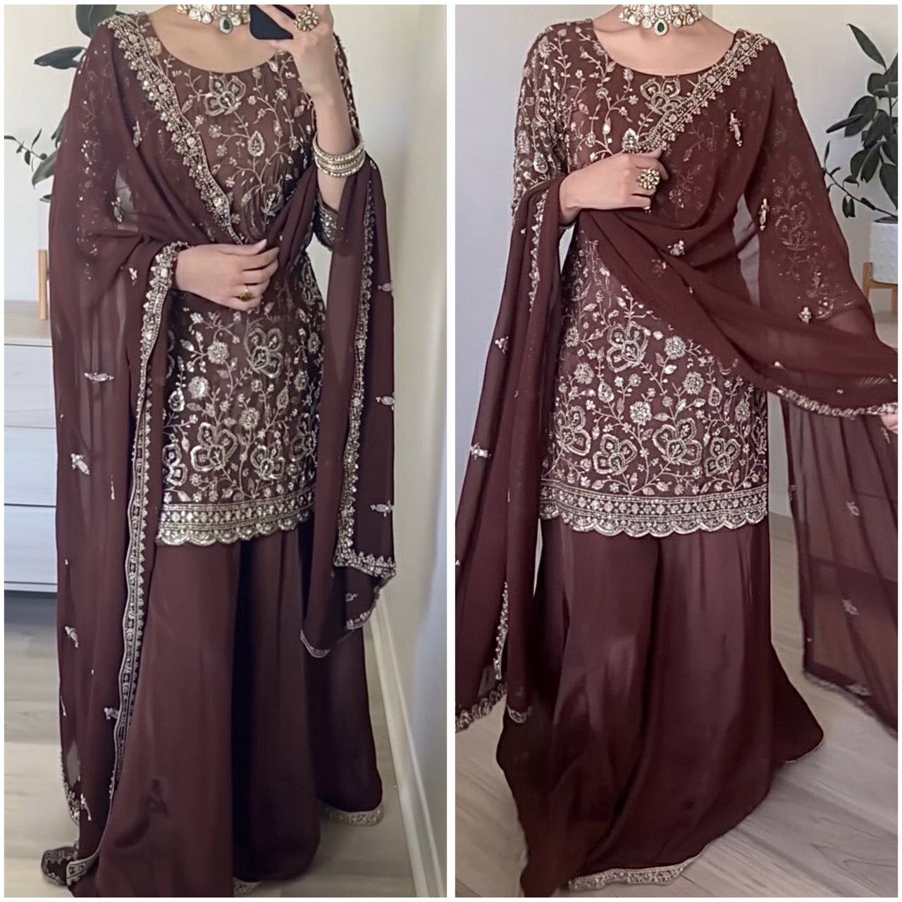 Chic Brown Outfit for Special Occasions