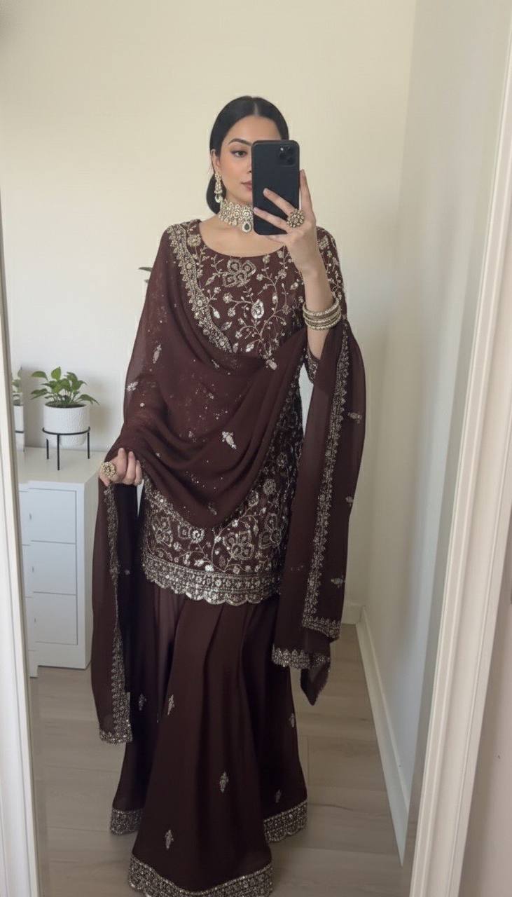Chic Brown Outfit for Special Occasions