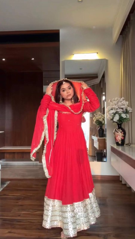 Radiant Red: Dance of Tradition