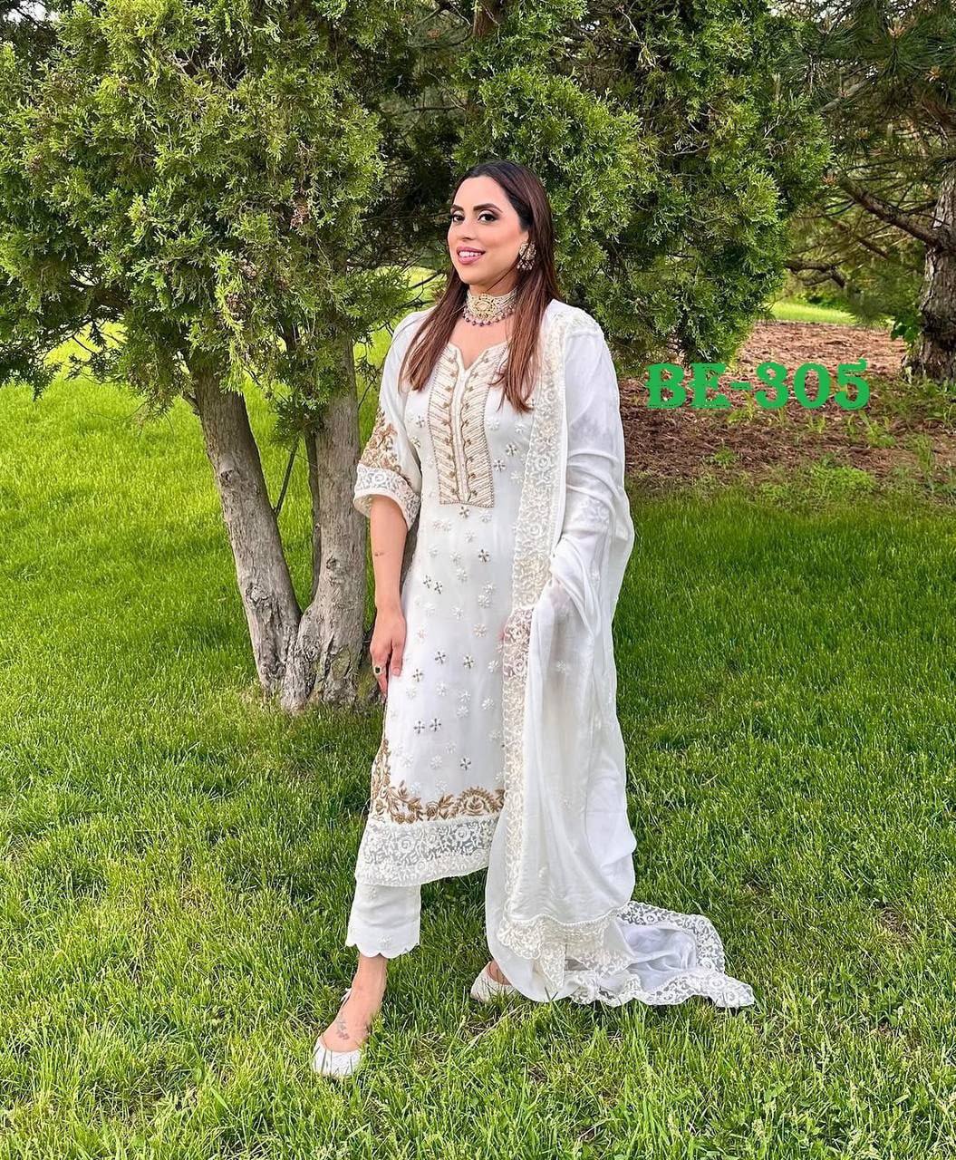 TRENDING TOP AND PANT WITH DUPATTA