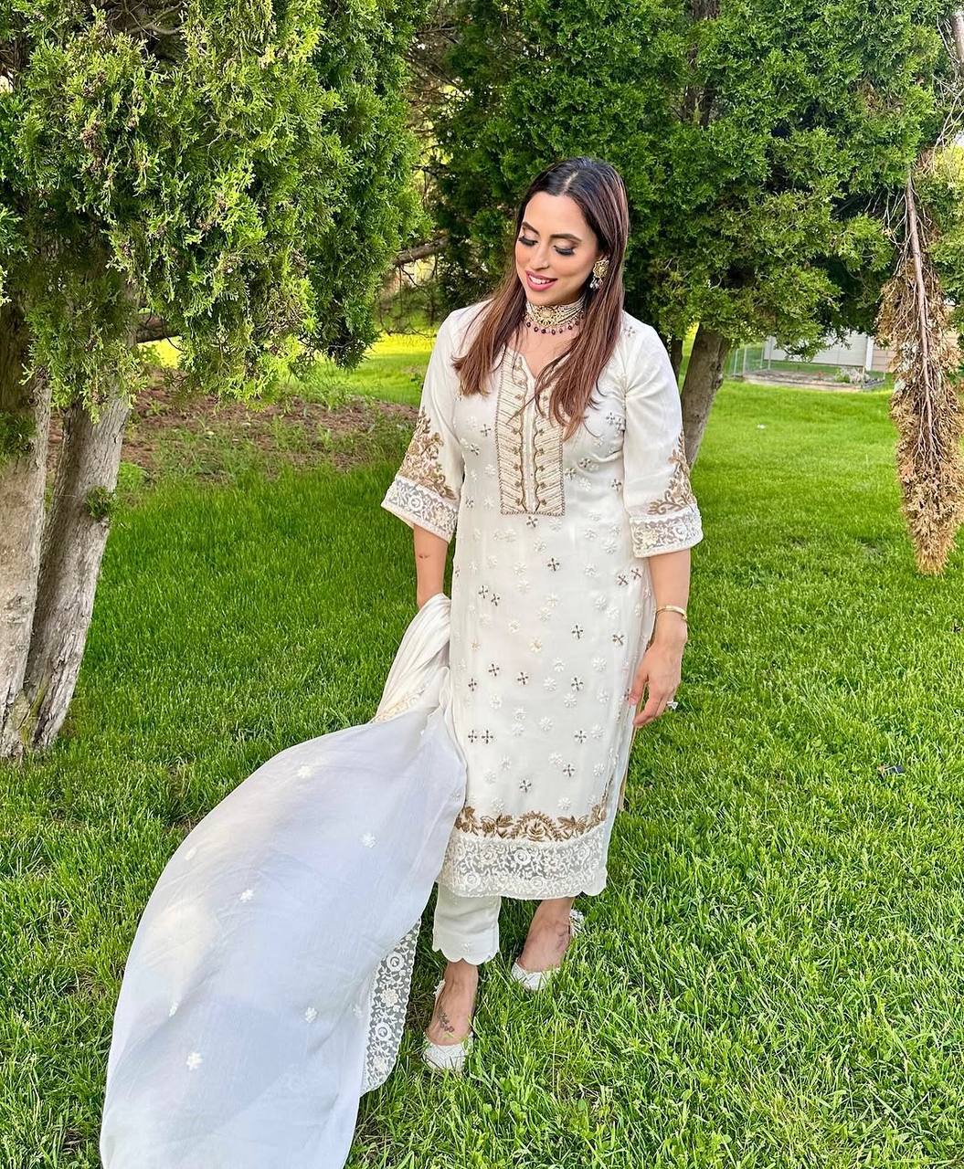 TRENDING TOP AND PANT WITH DUPATTA