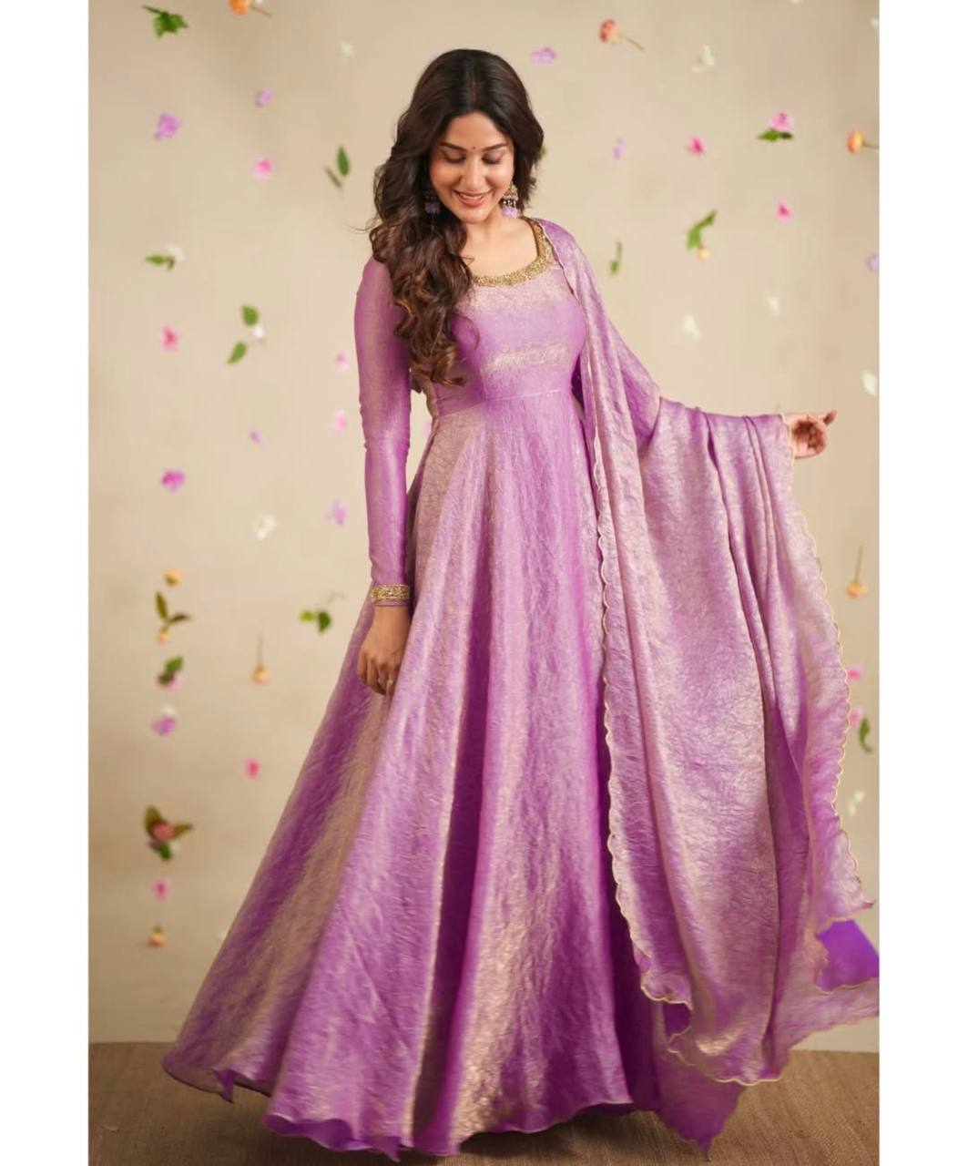 READYMADE FANCY 3 PIS ANARKALI GOWN SET