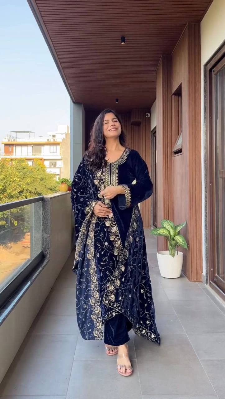 Chic Velvet Ensemble for Stylish Moments