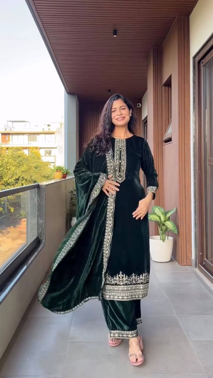 Chic Velvet Ensemble for Stylish Moments