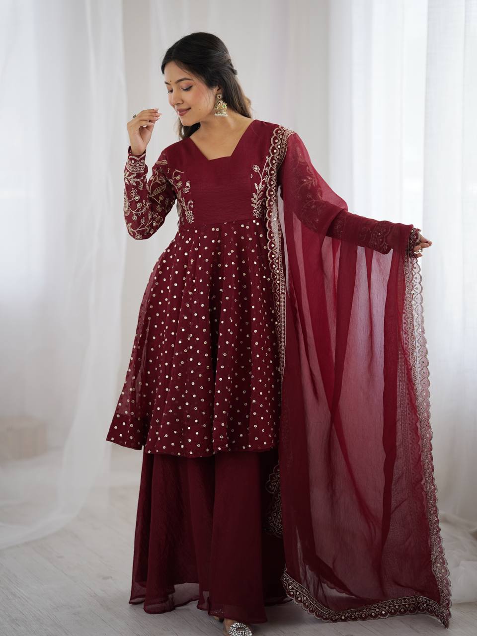 Burgundy Bliss: A Fashion Statement