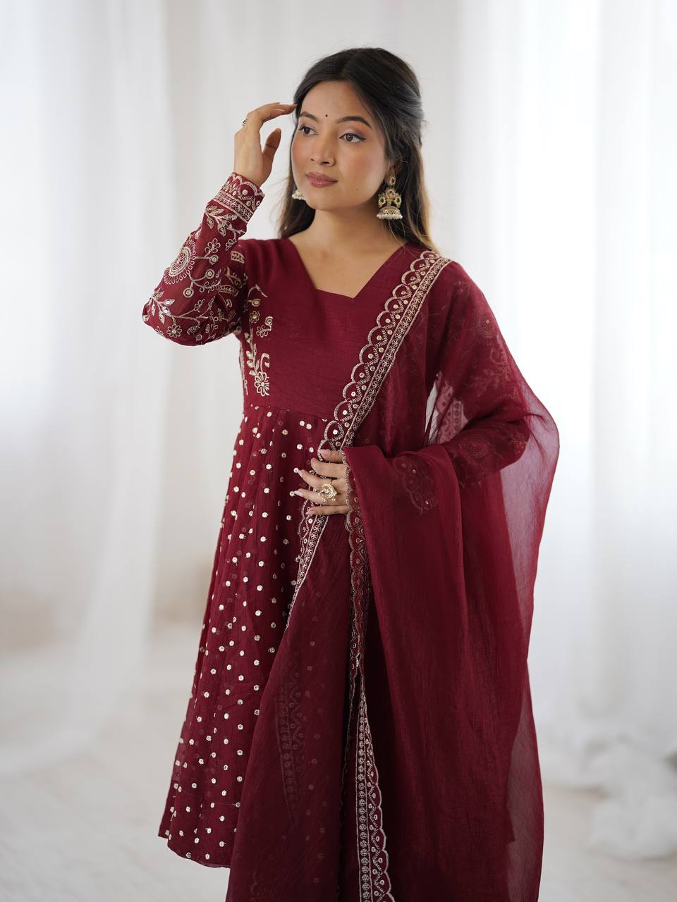 Burgundy Bliss: A Fashion Statement