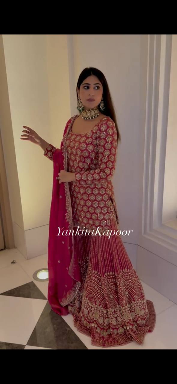 Presenting New Designer Collection in Top-Bottom And Dupatta Set