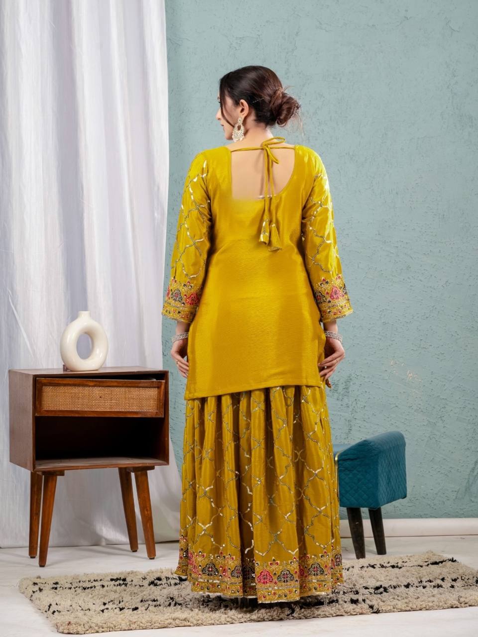 Launching New Designer Party Wear Look Top , Sharara Plazzo  and Dupatta