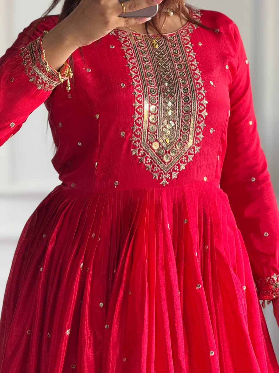 Glamorous Red Ensemble for Special Occasions
