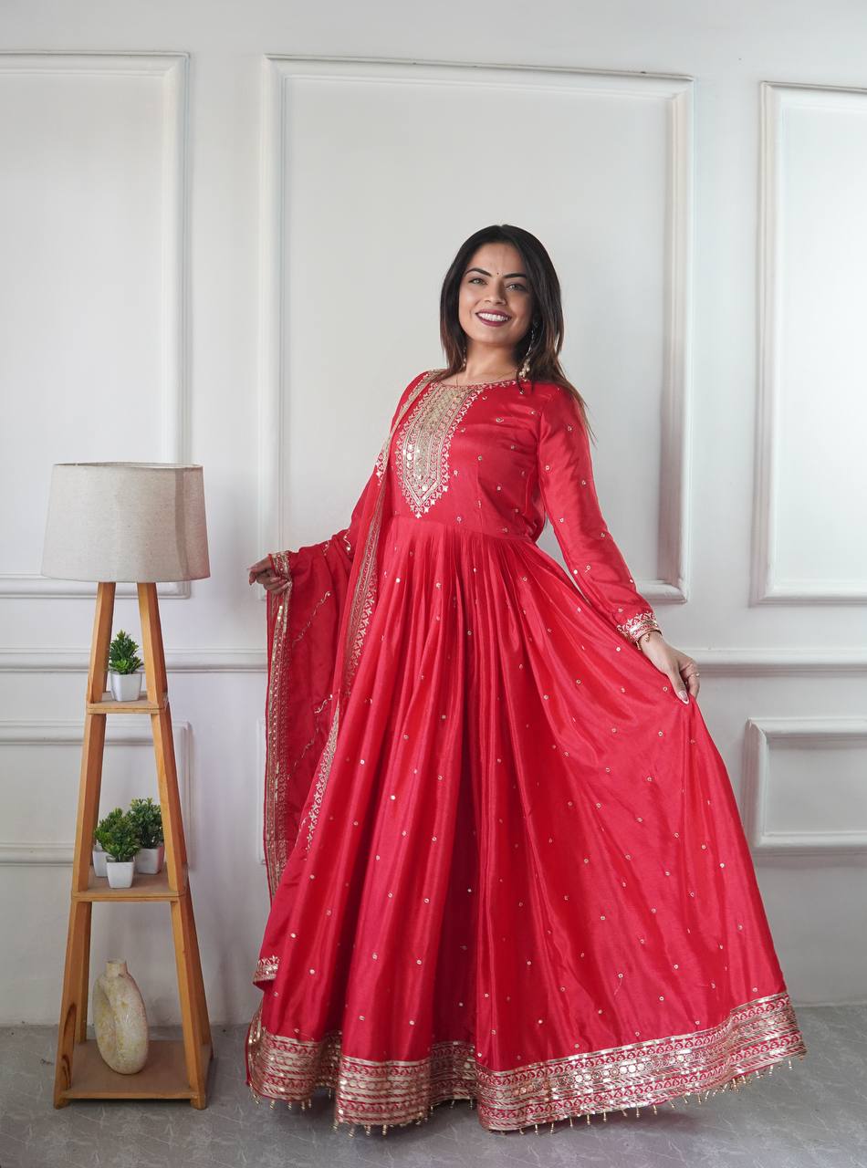 Glamorous Red Ensemble for Special Occasions