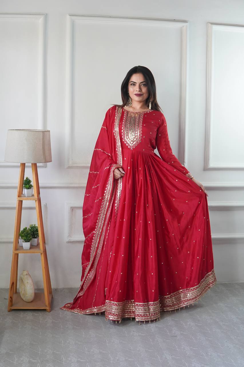 Glamorous Red Ensemble for Special Occasions