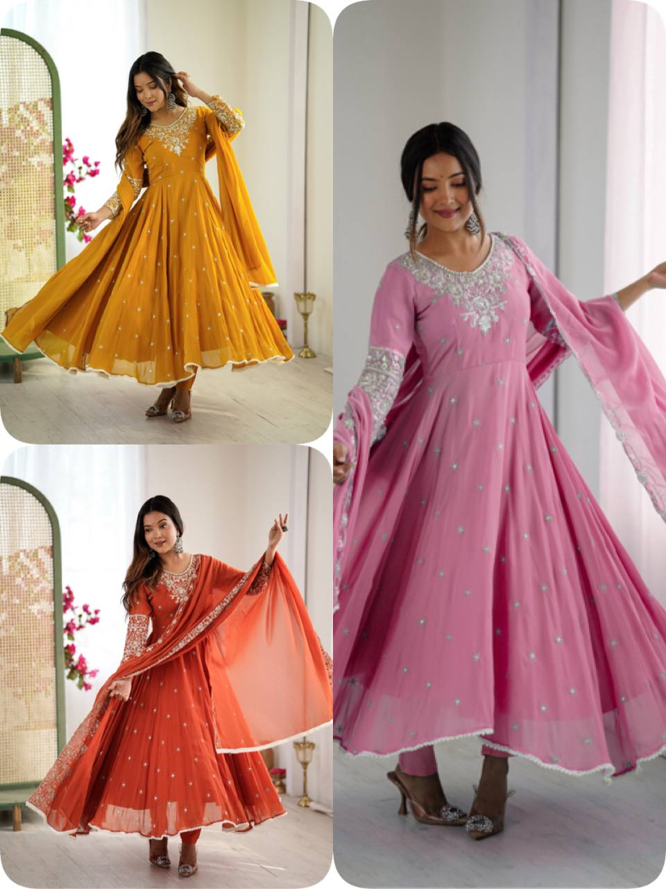 Glimmering Grace: Stunning Festive Outfit