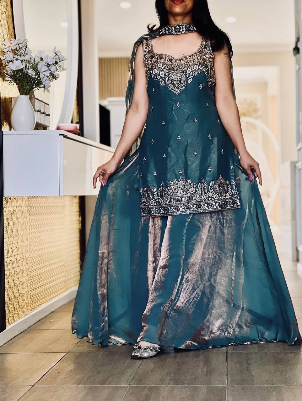 Majestic Purple Outfit for Cultural Celebrations