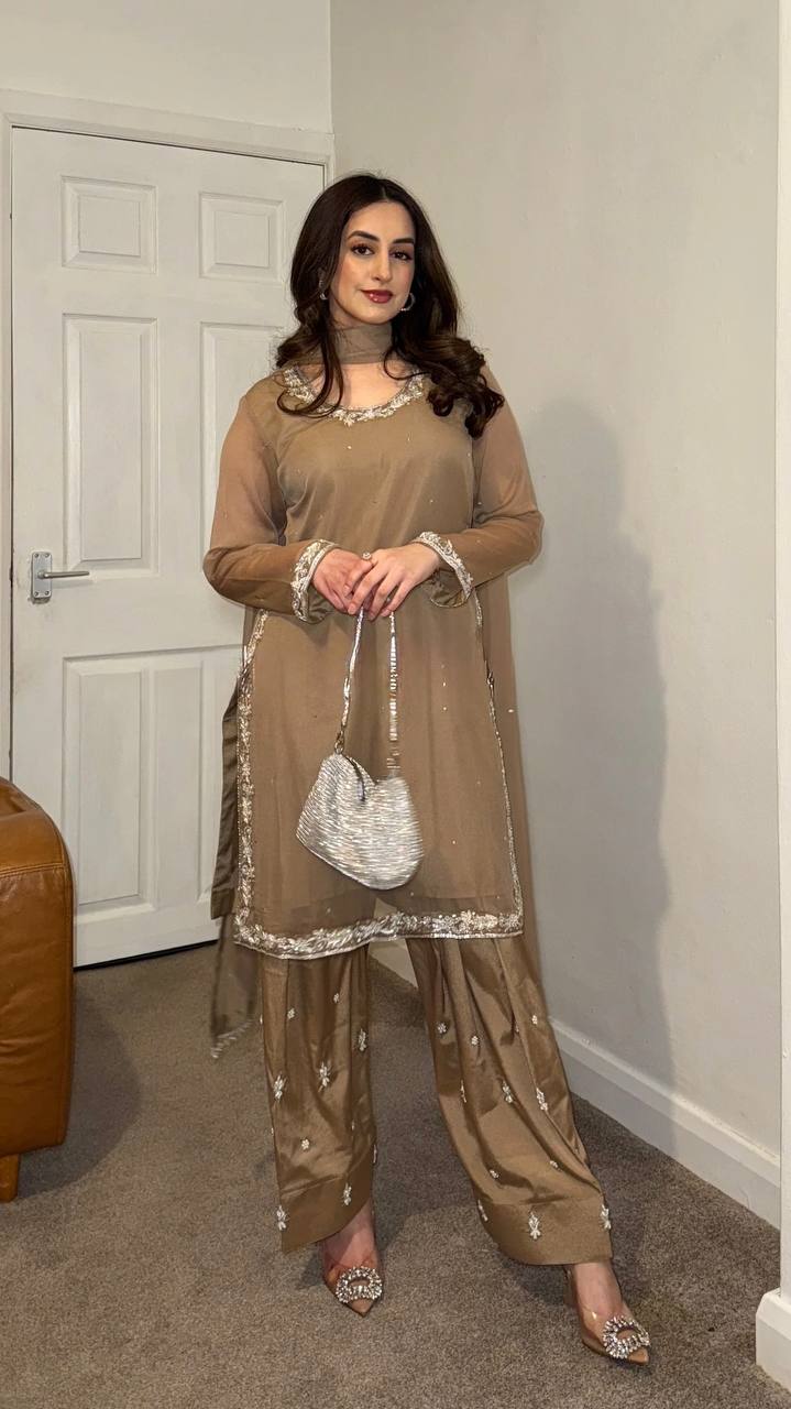 Ethnic Elegance A Celebration of Attire Top-Bottom And Dupatta Set