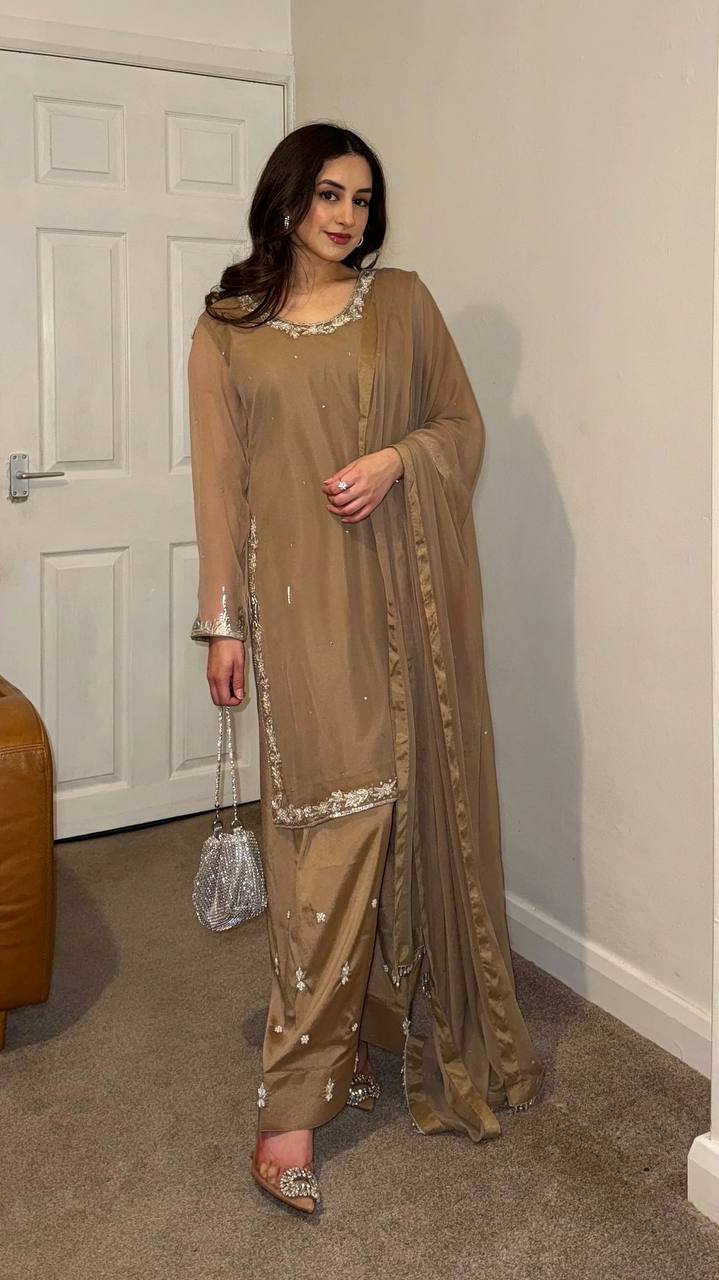 Ethnic Elegance A Celebration of Attire Top-Bottom And Dupatta Set