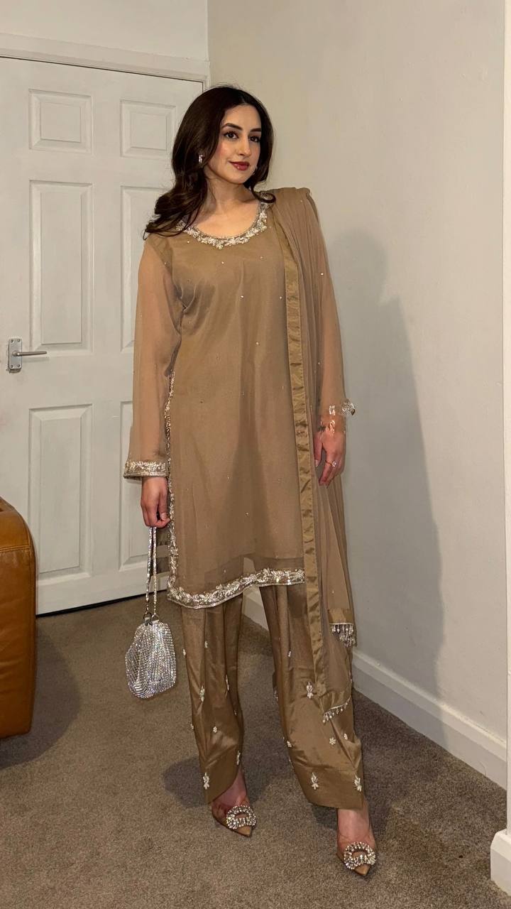 Ethnic Elegance A Celebration of Attire Top-Bottom And Dupatta Set
