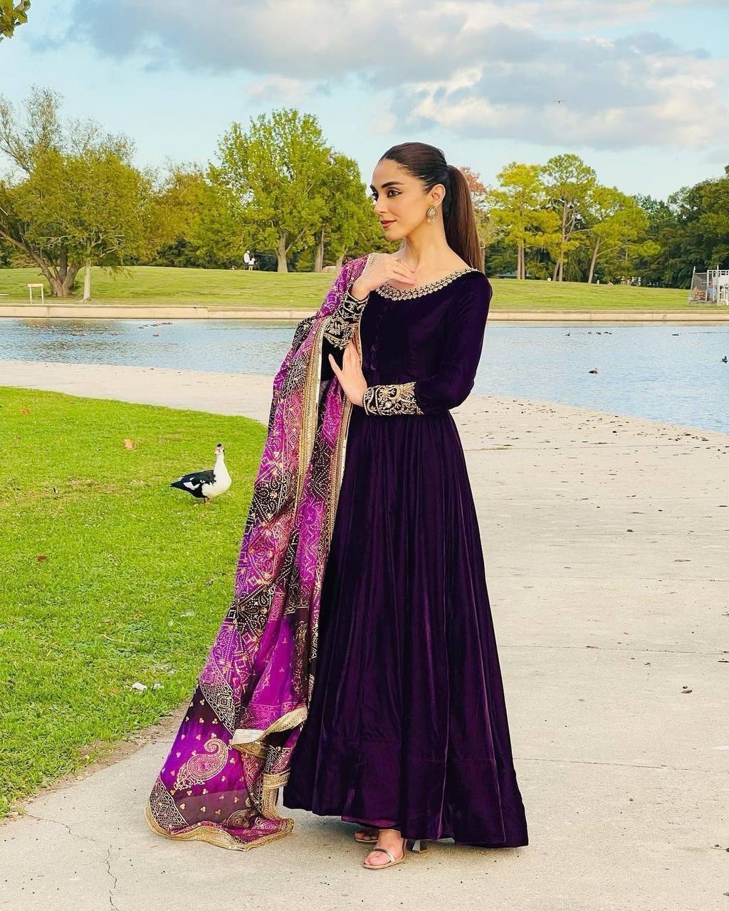 Majestic Purple Dress for Every Celebration