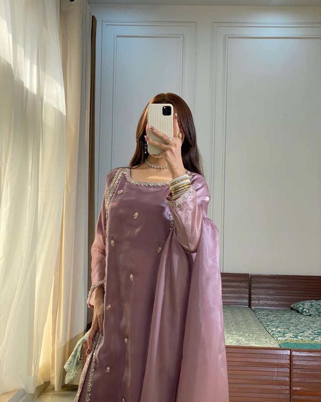 Regal Reflection The Purple Elegance