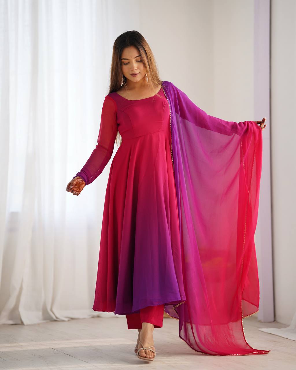 Exquisite Anarkali Collection Four Vibrant Elegance Suits