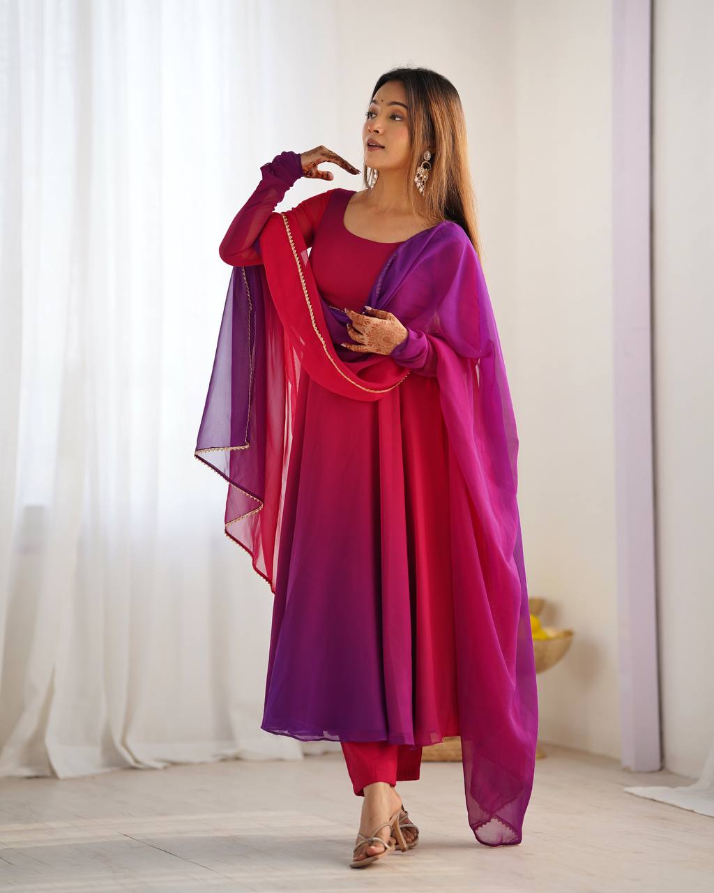 Exquisite Anarkali Collection Four Vibrant Elegance Suits