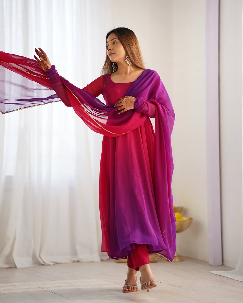 Exquisite Anarkali Collection Four Vibrant Elegance Suits