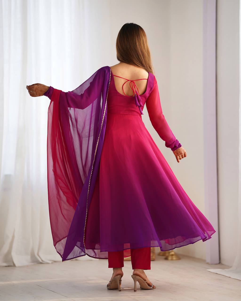 Exquisite Anarkali Collection Four Vibrant Elegance Suits
