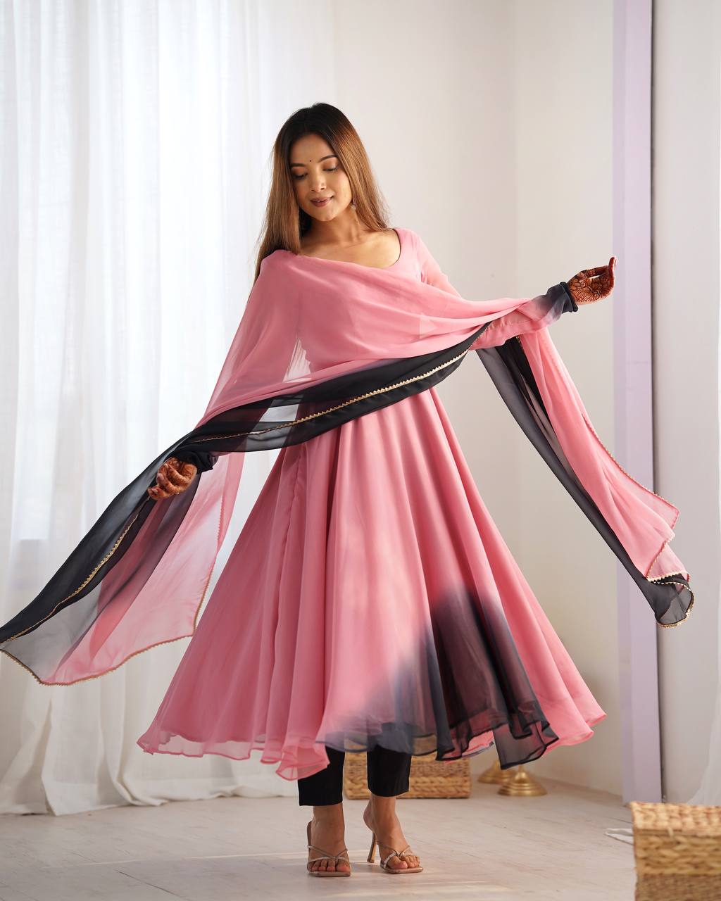 Exquisite Anarkali Collection Four Vibrant Elegance Suits