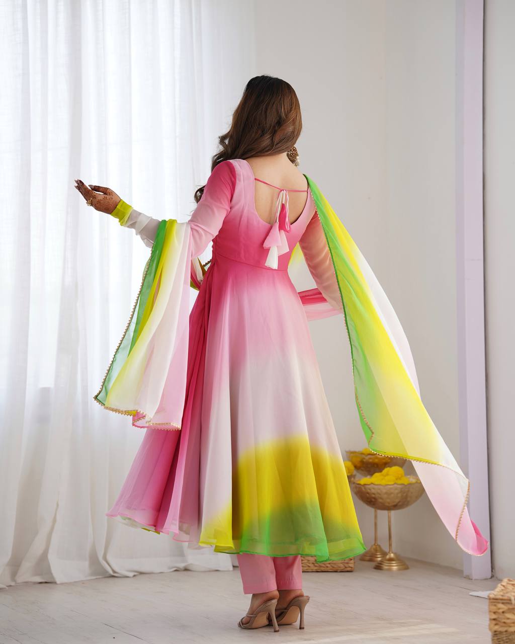 Exquisite Anarkali Collection Four Vibrant Elegance Suits