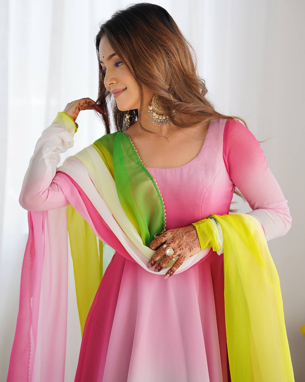 Exquisite Anarkali Collection Four Vibrant Elegance Suits