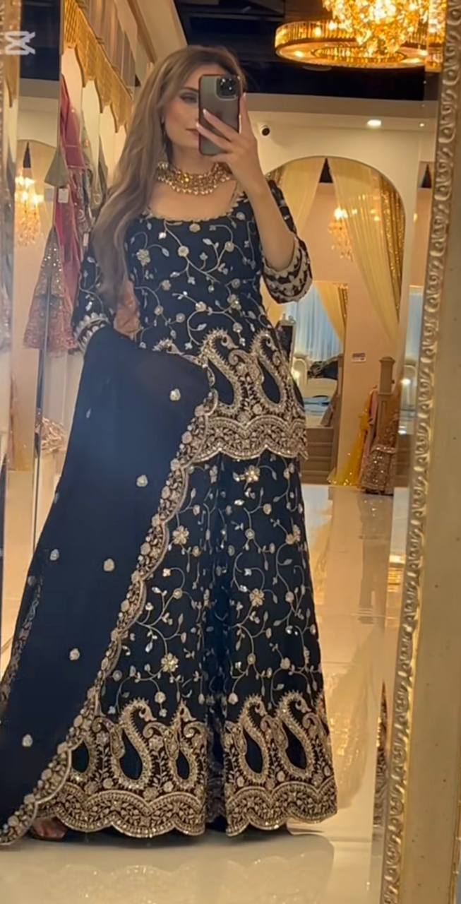 Royal Charm with Intricate Embroidery