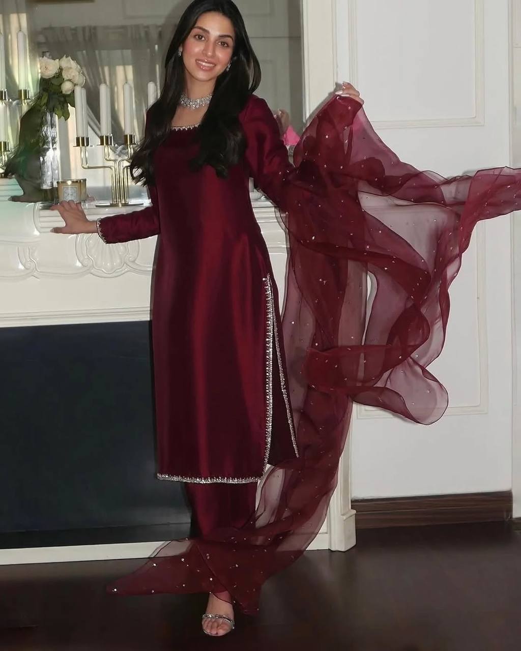 Regal Radiance The Essential Burgundy Suit for Celebrations