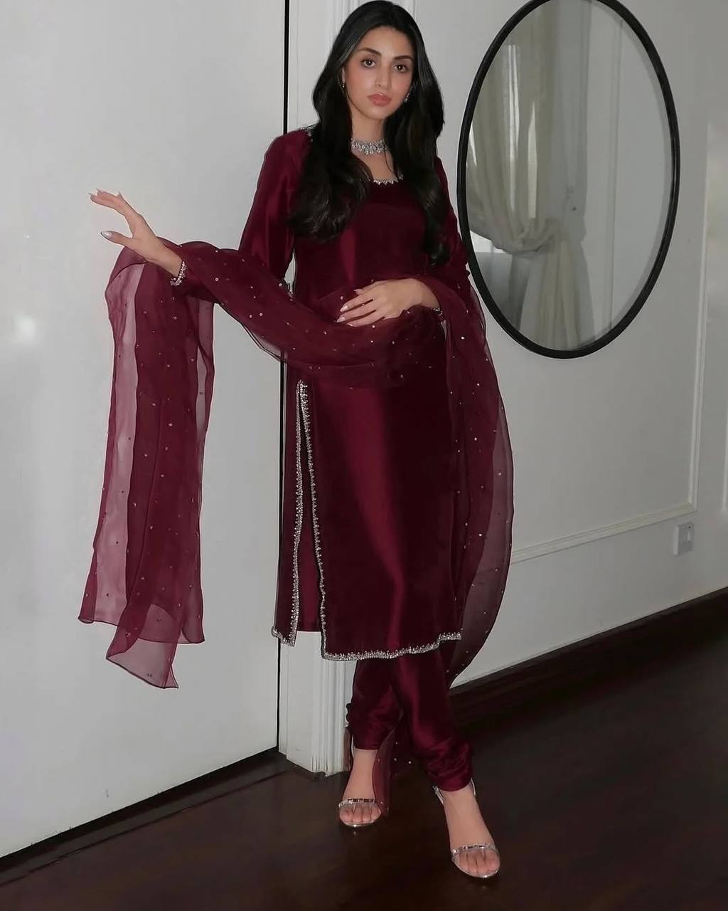 Regal Radiance The Essential Burgundy Suit for Celebrations