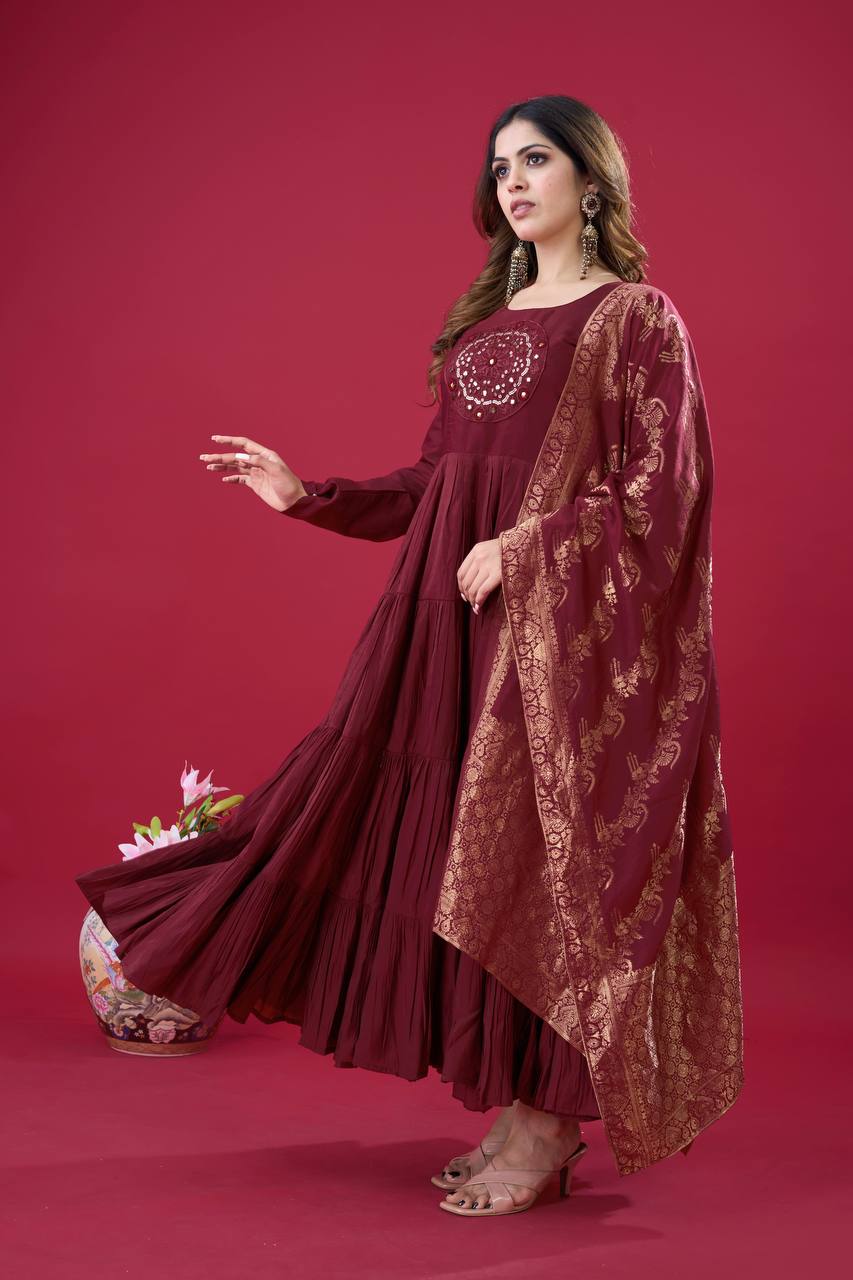 Regal Radiance Anarkali Set