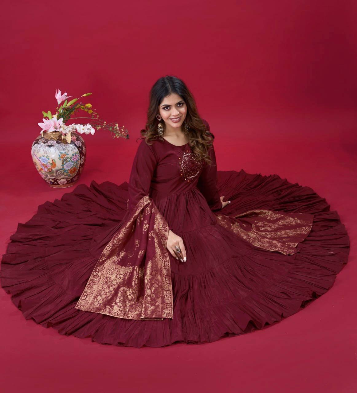 Regal Radiance Anarkali Set