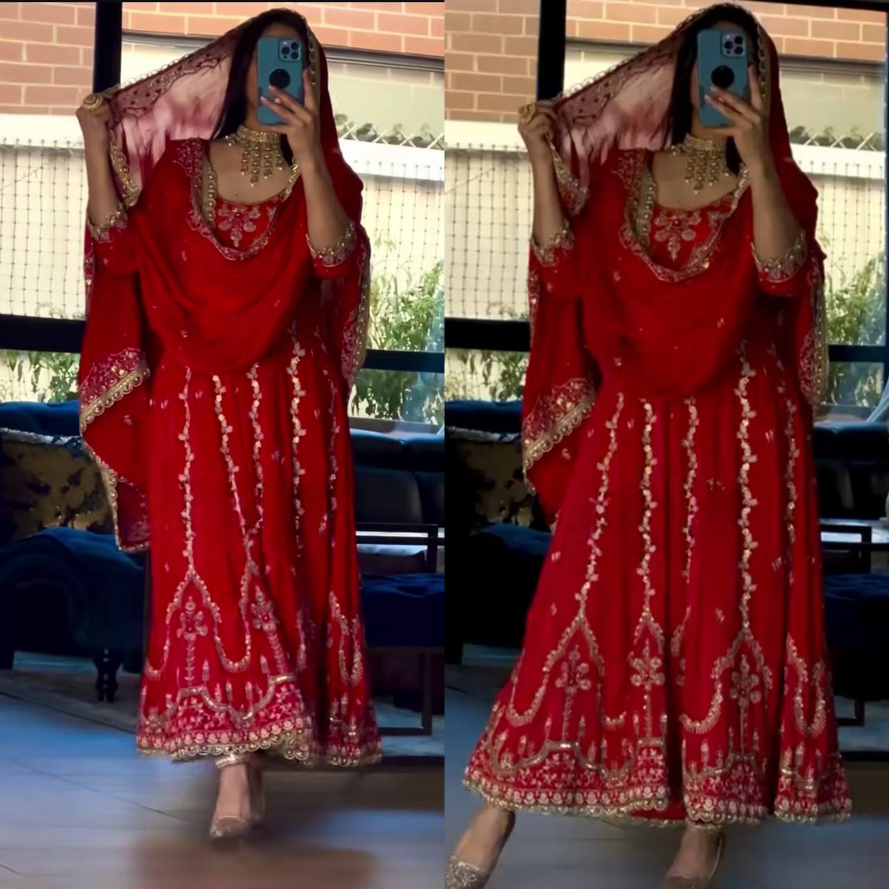 Dazzling Red Attire: Celebrate in Style