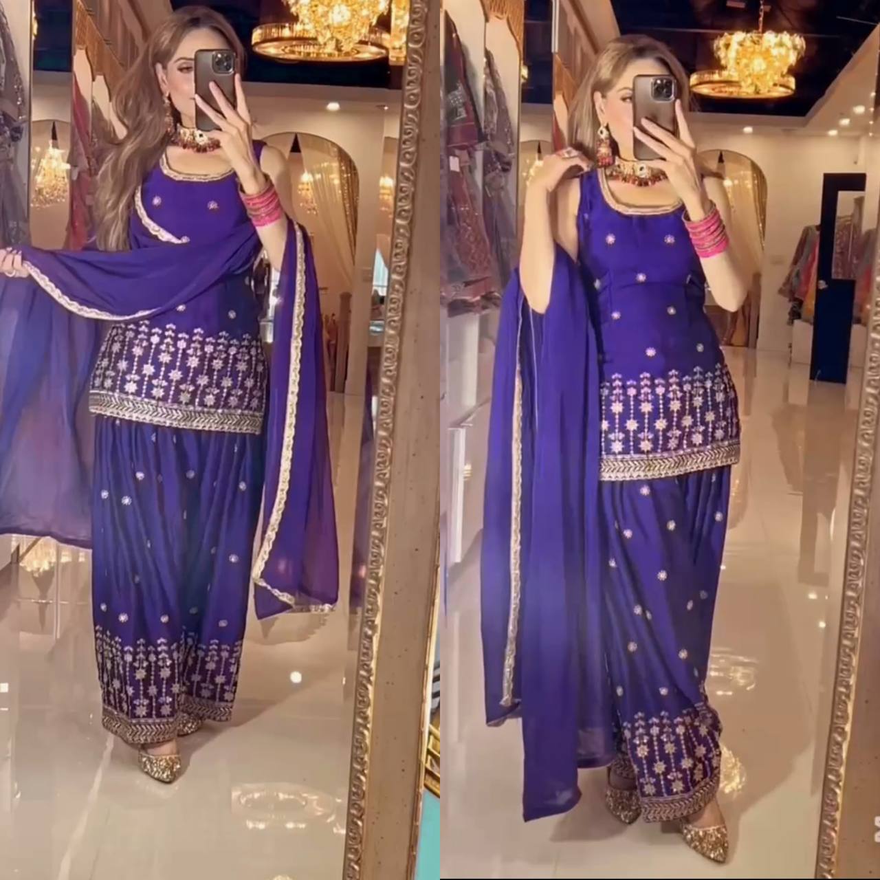 Glamorous Attire for Festive Celebrations