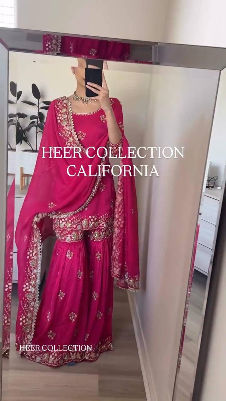 Glamorous Pink Ensemble for Celebrations