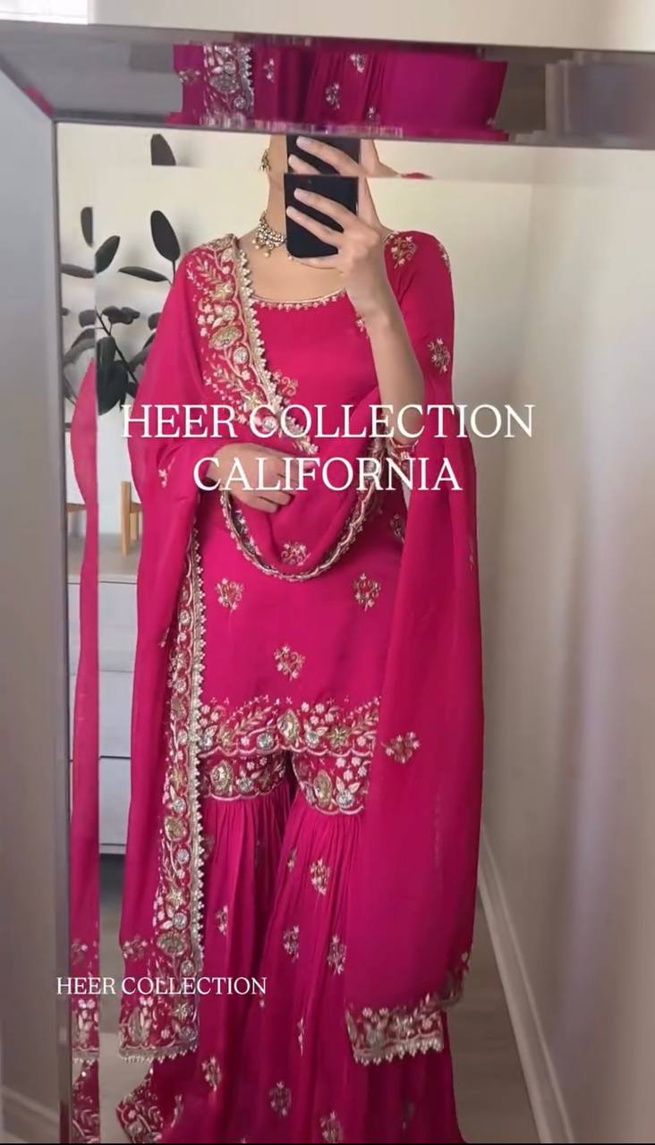 Glamorous Pink Ensemble for Celebrations