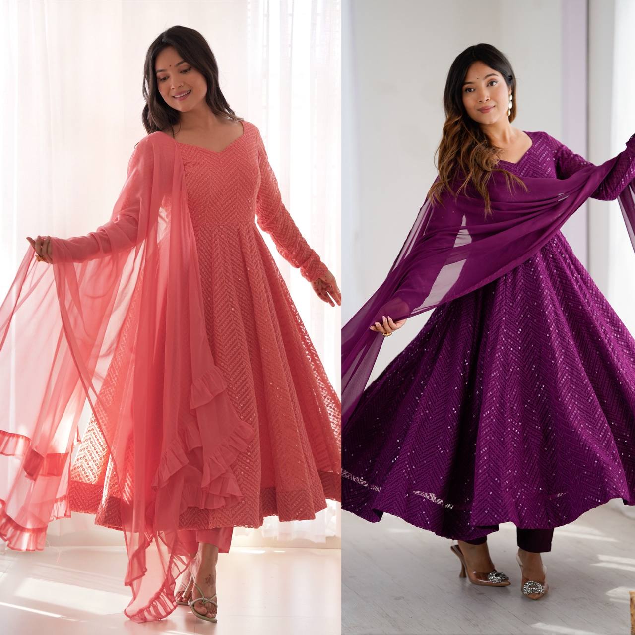 Elegance Unveiled A Vision in Pink