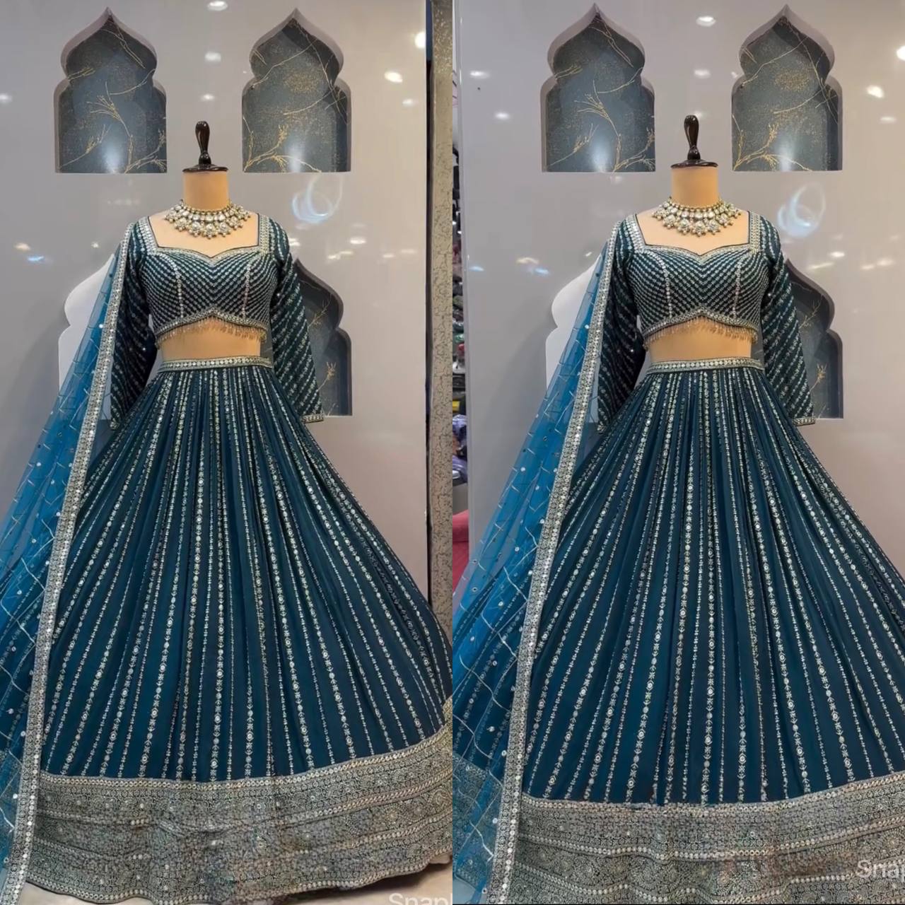 Presenting New  Đěsigner Lehenga -Choli  In New Fancy Style