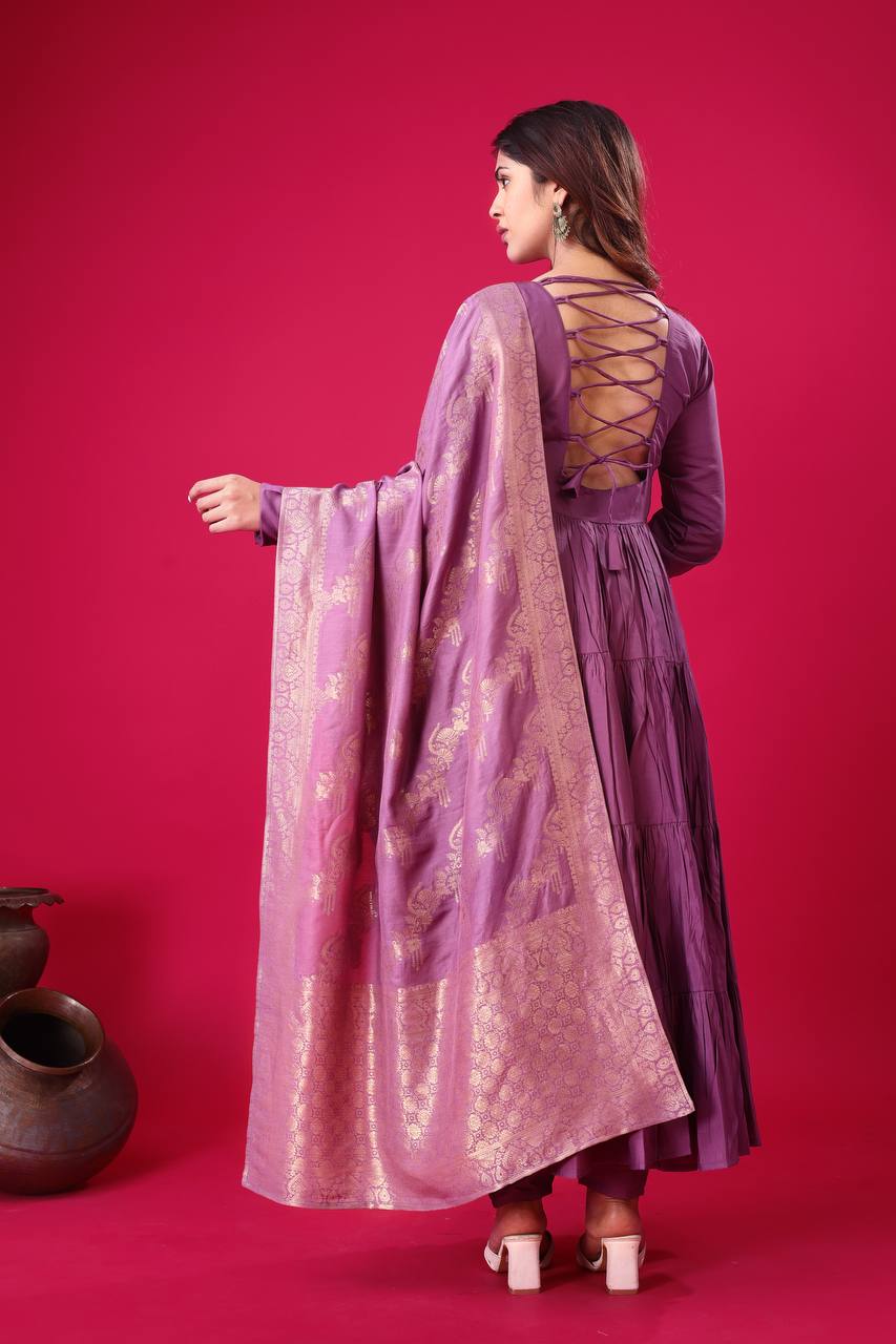 Regal Radiance Anarkali Set