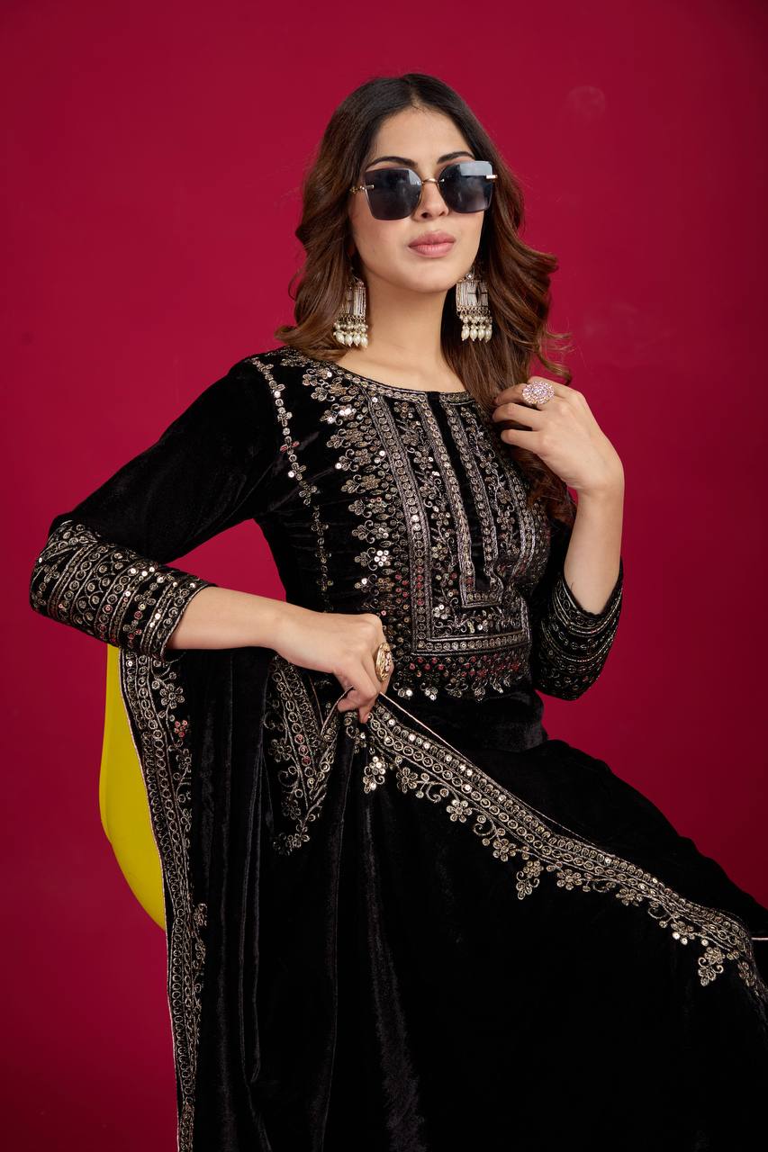 New Designer Party Wear Look Top-Dupatta and Fully Stiched Bottom