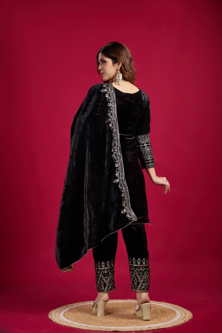 New Designer Party Wear Look Top-Dupatta and Fully Stiched Bottom