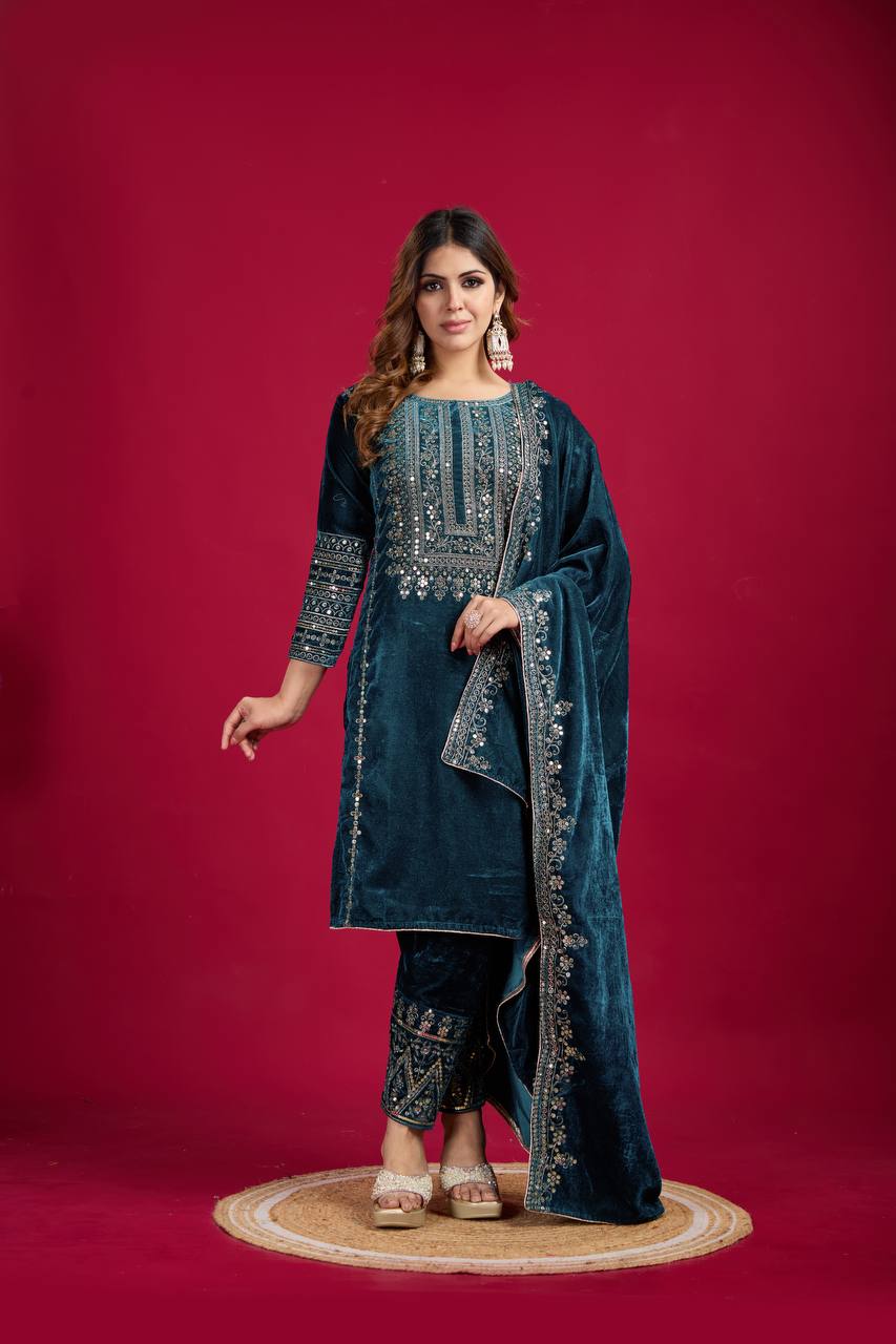 New Designer Party Wear Look Top-Dupatta and Fully Stiched Bottom