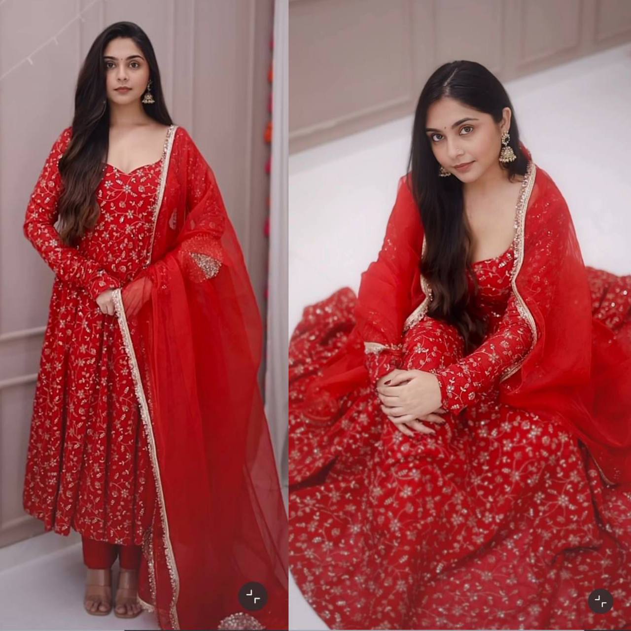 Floral Fantasy: The Perfect Ethnic Ensemble