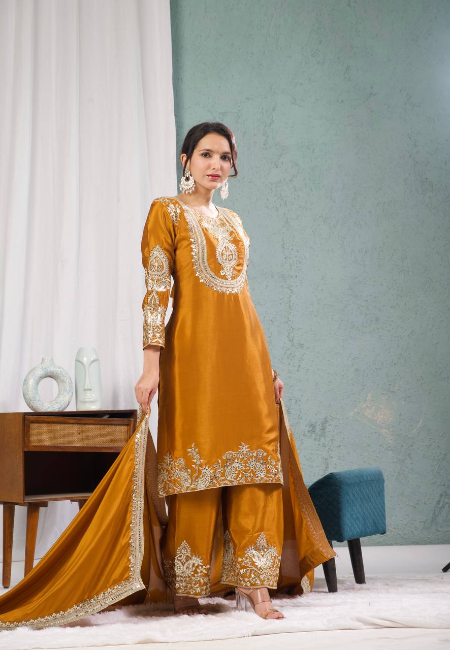 Gitanjali Embroidered Punjabi Suit Set