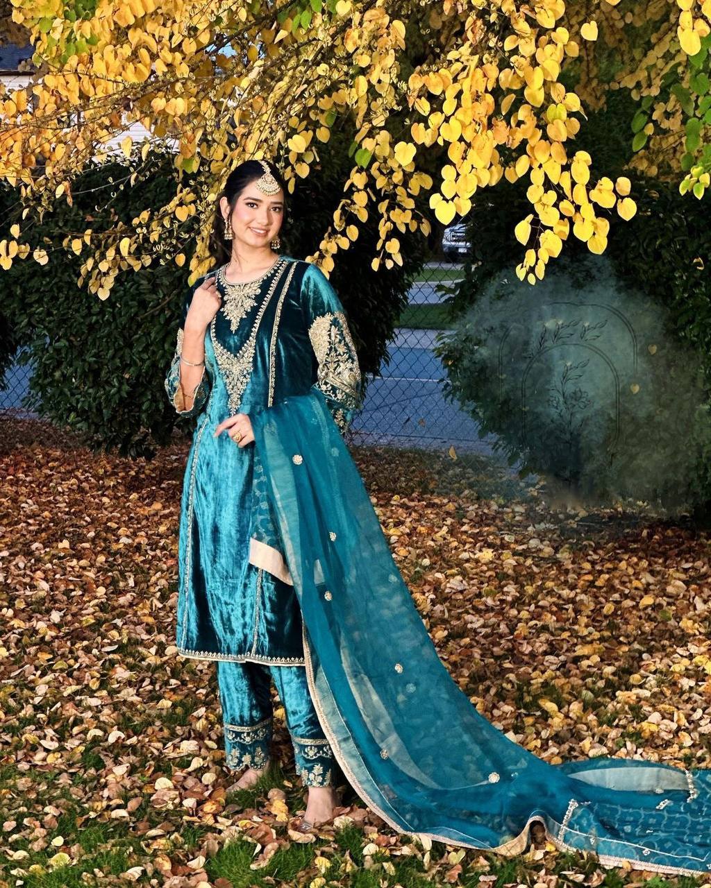 Party Wear Look Top-Dupatta and Fully Stiched Bottom