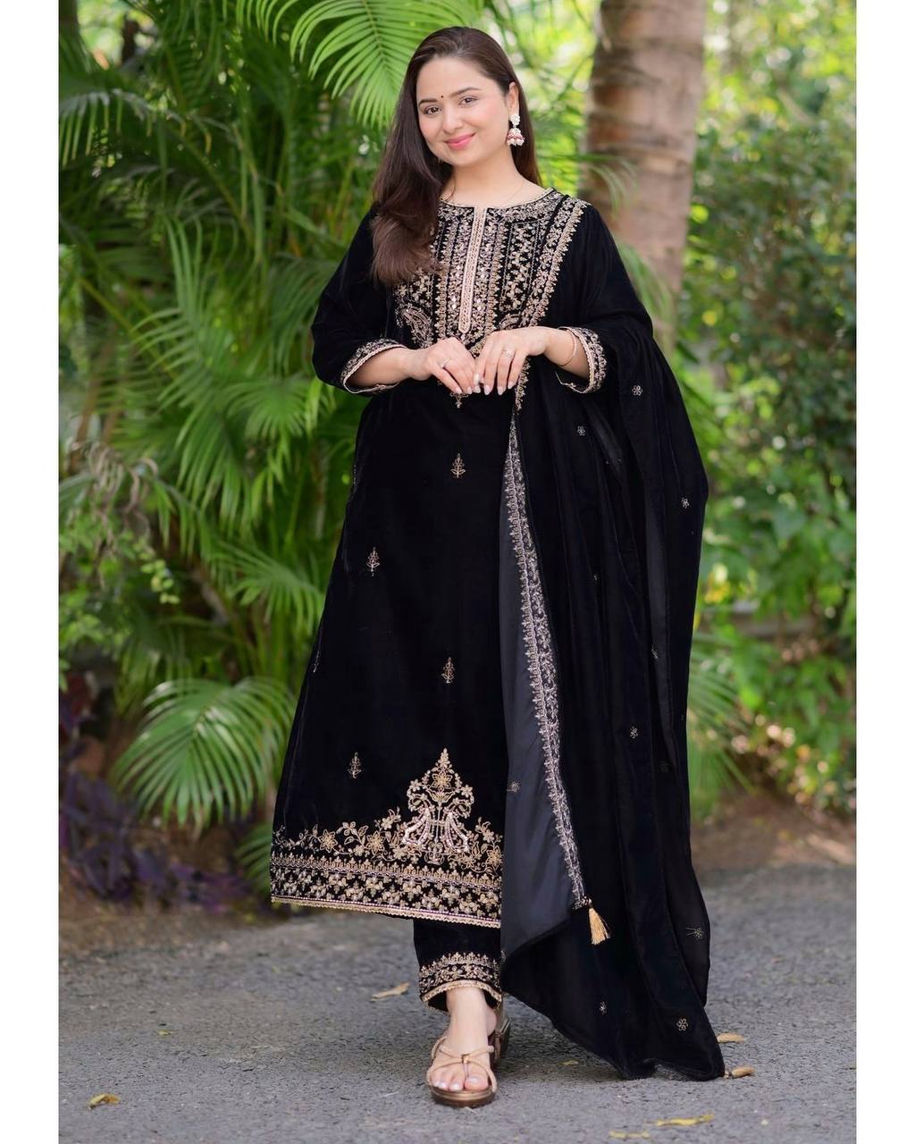 Party Wear Look Top-Dupatta and Fully Stiched Bottom